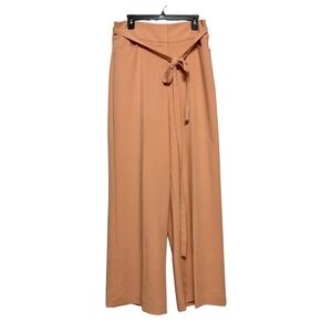 Gabrielle Union Clean Girl Wide Leg Pants Women Size 12 Tall Scandi Minimalist